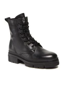 Tamaris Γυναίκες Biker Μποτάκια Μποτάκια 1-25203-29 Μαύρο Μαύρο