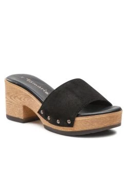 Tamaris Γυναίκες Παντόφλες 1-27234-28 Μαύρο Μαύρο