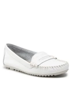 Tamaris Γυναίκες Κλειστά Παπούτσια Μοκασίνια 1-24205-28 Λευκό Λευκό