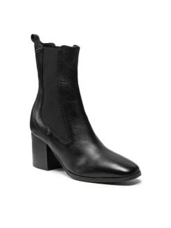 Tamaris Γυναίκες Biker Μποτάκια Μποτάκια 1-25018-27 Μαύρο Μαύρο